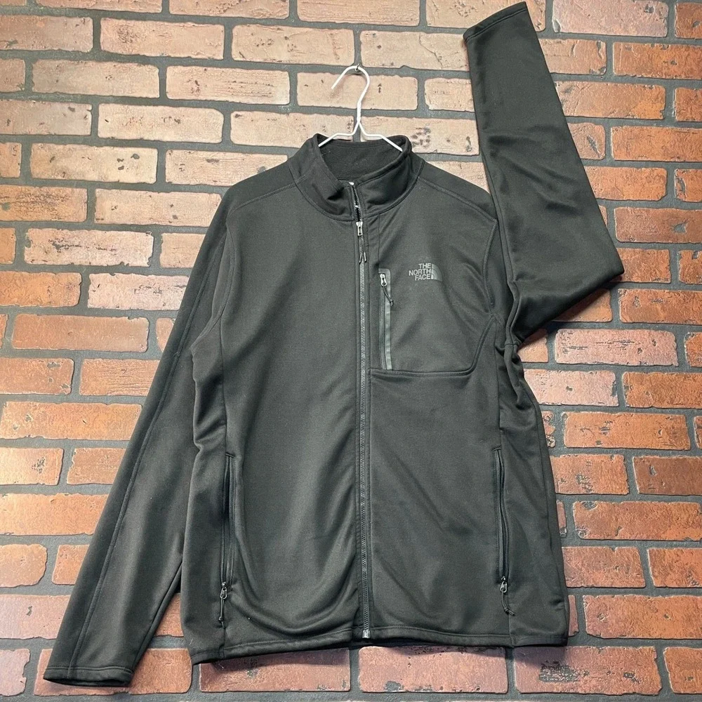 The North Face Black Full Zip Canyonlands Fleece Jacket Men's‎ L Gorpcore